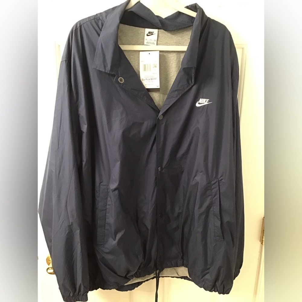 NIKE MENS SZ XXL LOOSE FIT JACKET NWT NAVY